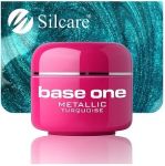 metallic 6 Turquoise base one żel kolorowy gel kolor SILCARE 5 g